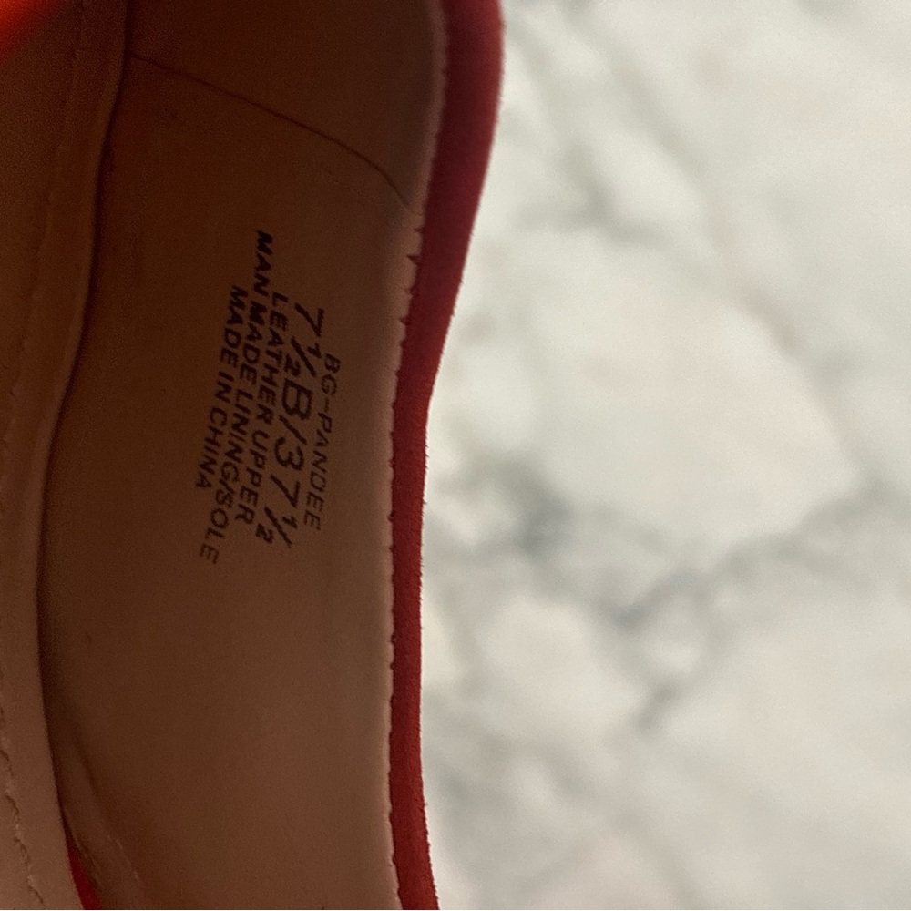 BCBGeneration, Black and Orange Platform Heels - image 13